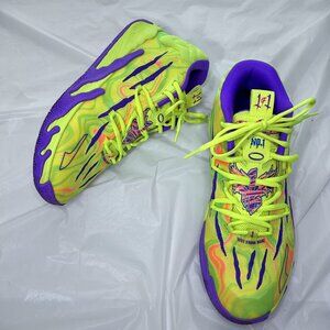 Puma MB.03 Lamelo Ball 'Spark' Green/Yellow Basketball Shoes Men's Size 10